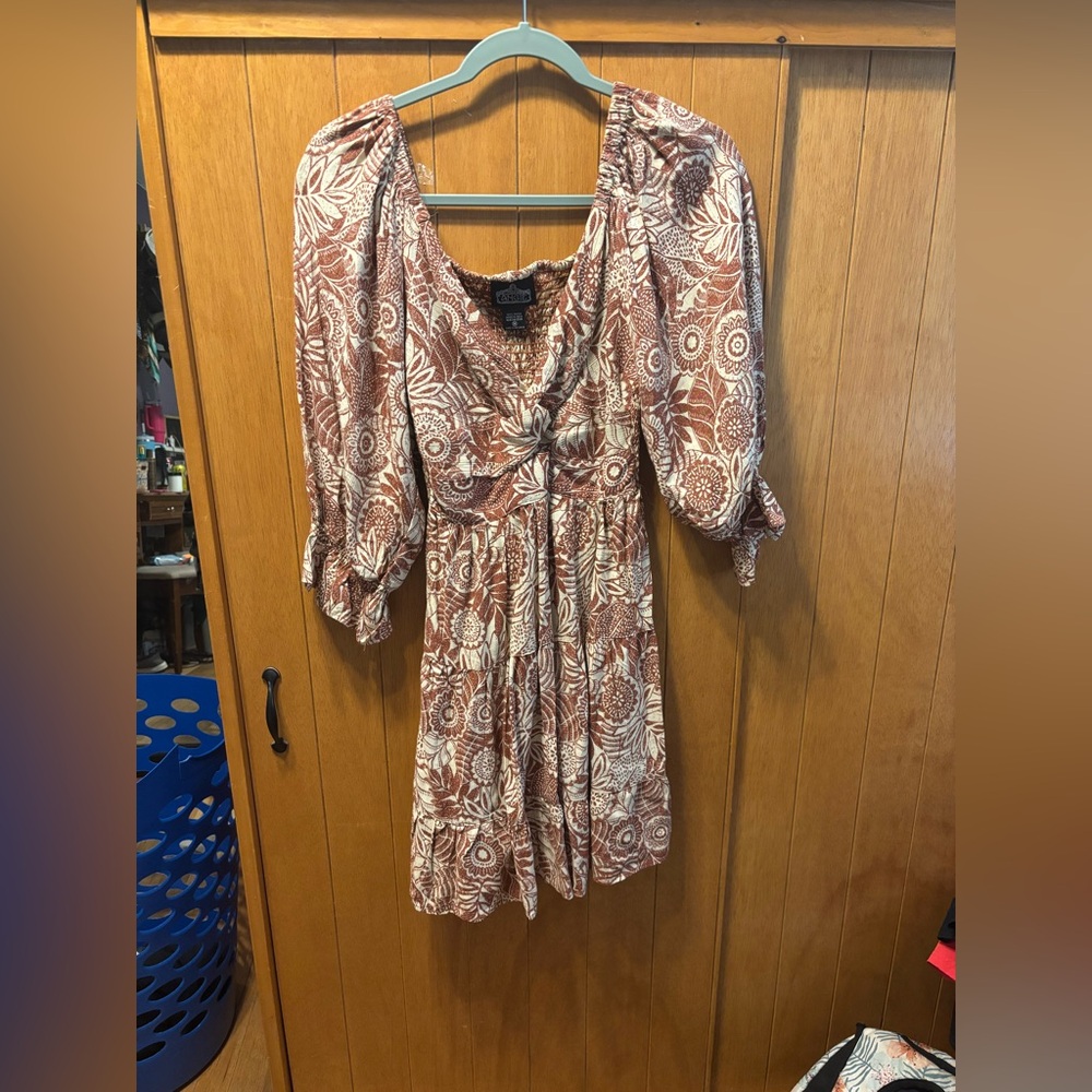 Angie Brown Floral Dress